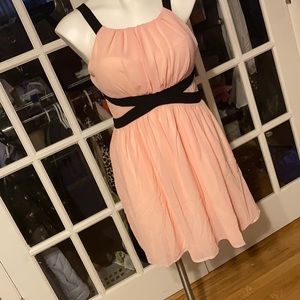Pink party dress